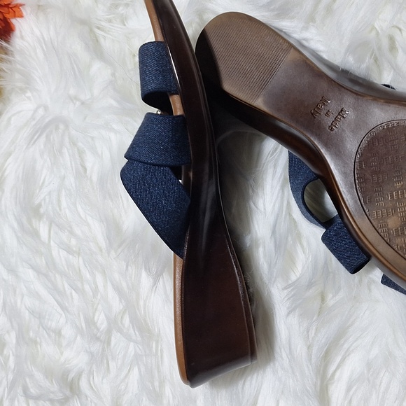 Flex Italian shoemaker 10M blue sandles - Picture 4 of 5